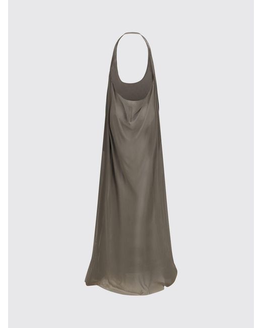Rick Owens Multicolor A-Line Halterneck Midi Dress