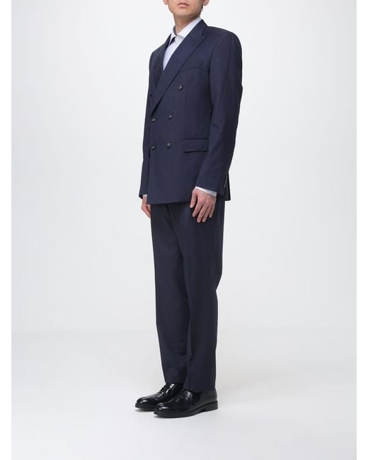 Boss Blue Single Breasted Suit for men