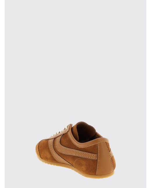Dries Van Noten Brown Suede Sneakers for men