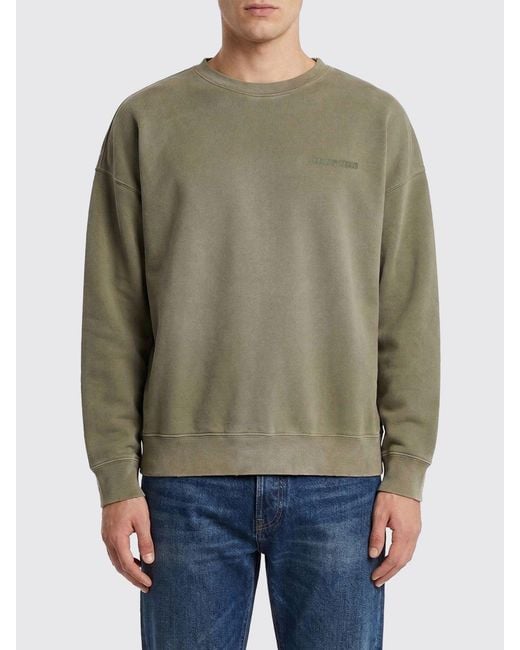 Golden Goose Deluxe Brand Green Basic Cotton Sweatshirt for men
