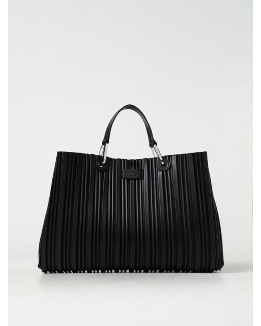 Emporio Armani Black Tote Bags