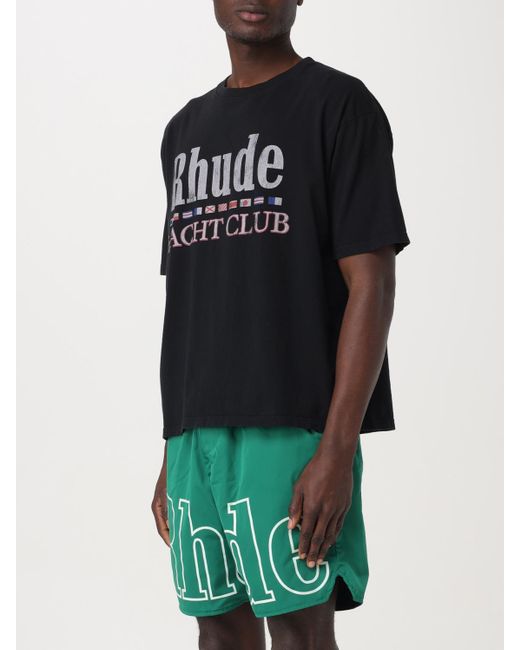 Rhude Black T-shirt for men