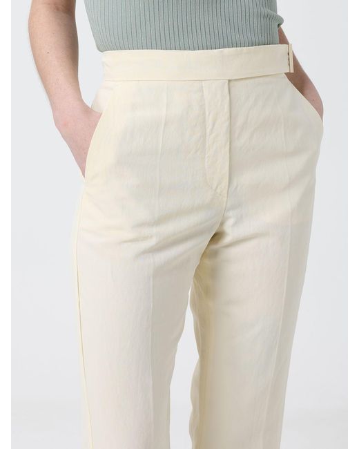 Max Mara White Flared Trousers