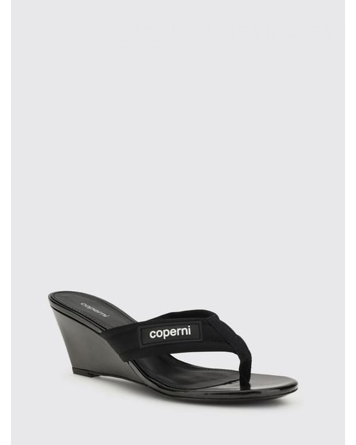 Coperni White Neoprene Wedge Sandal