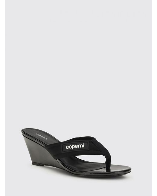 Coperni White Neoprene Wedge Sandal