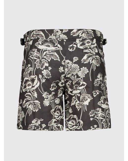 Commas Black Shorts for men