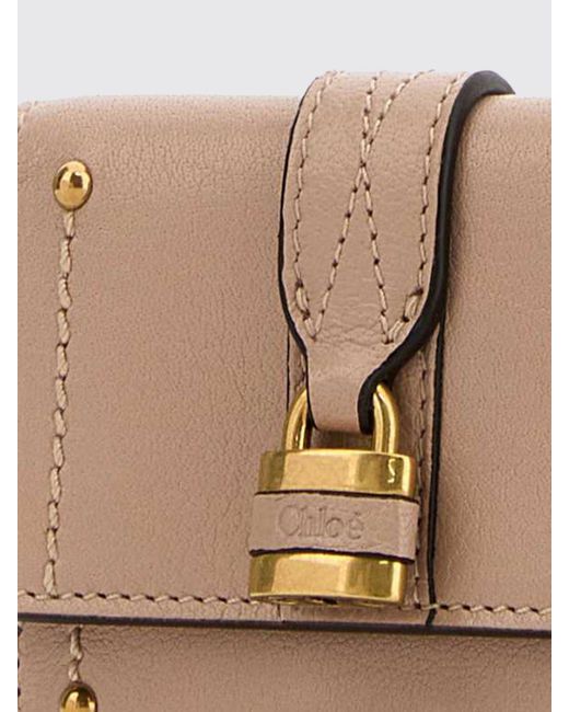 Chloé Natural ChloÉ Paddington Leather Wallet