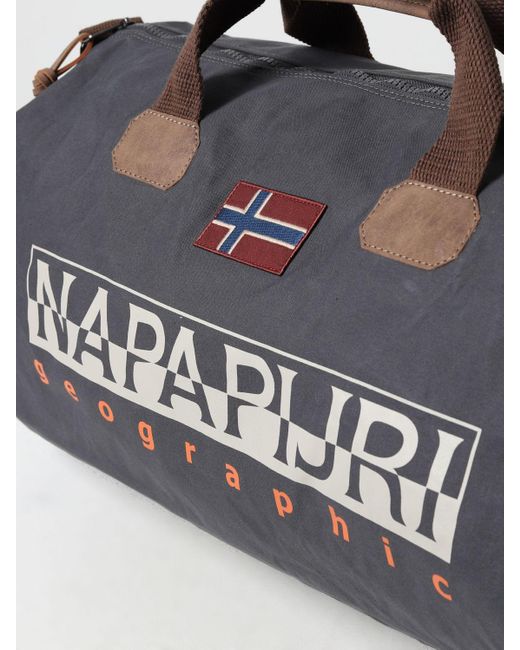 Napapijri Black Travel Bag for men