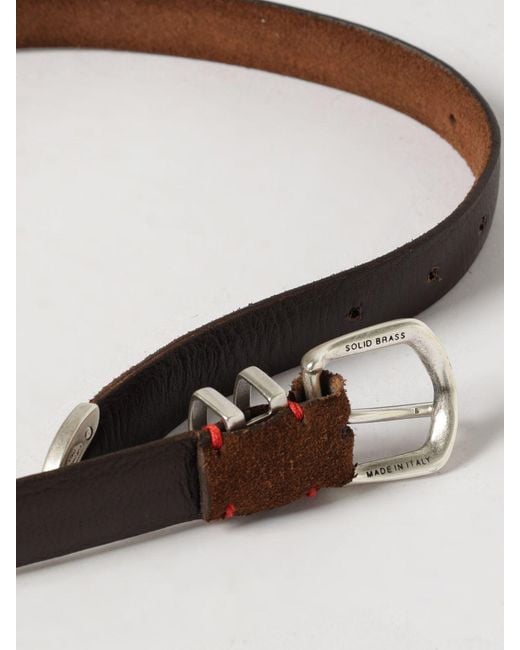 Eleventy White Belt for men