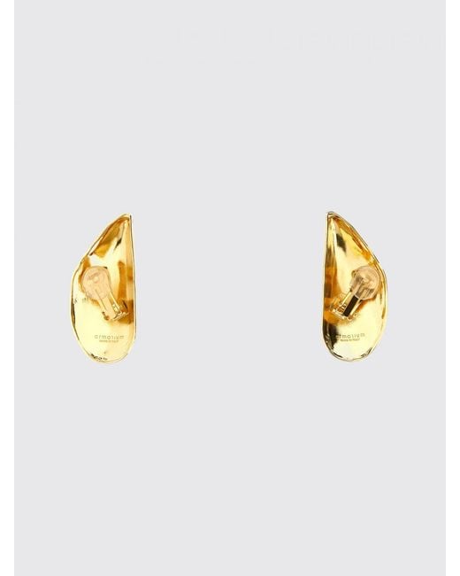 ARMARIUM Metallic Brass Earrings
