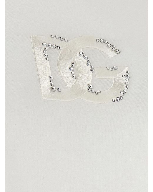 Dolce & Gabbana White Dolce &Amp Gabbana Cotton T-Shirts Dg