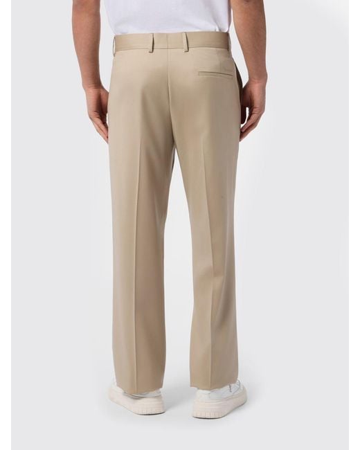Billionaire Natural Virgin Wool Tailored Trousers for men