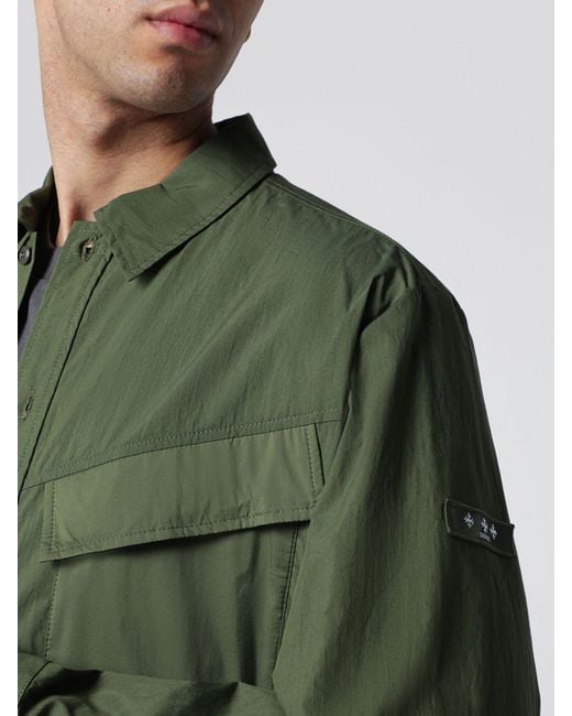 Tatras Green Doris Cotton And Nylon Shirt for men