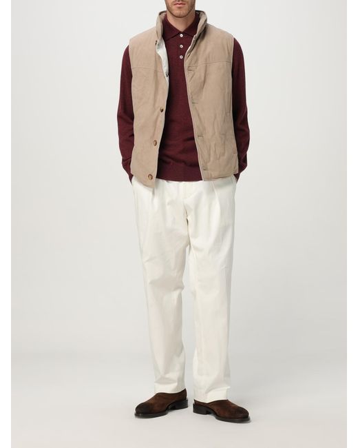 Brunello Cucinelli Red Jumper for men