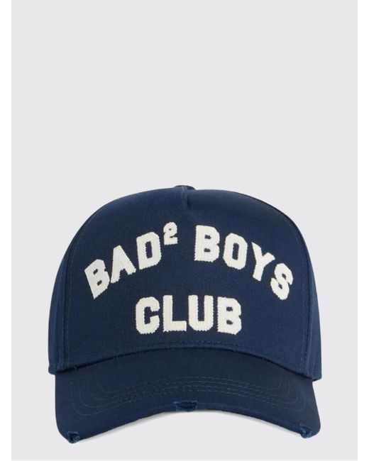 Gorra De Béisbol De Algodón Bad2 Boys Club DSquared² de hombre de color Blue