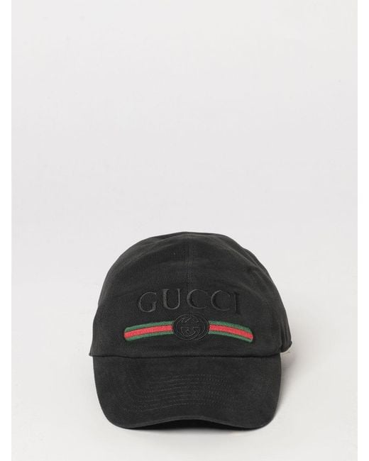 Gucci Black Hat for men