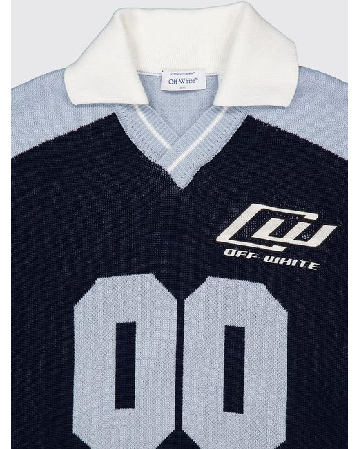 Off-White c/o Virgil Abloh Blue Sweater for men
