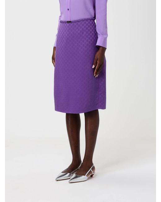 Gucci Purple Skirt