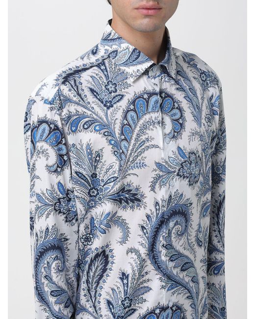 Etro Blue Shirt for men