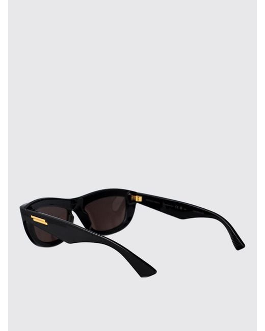 Bottega Veneta Black Acetate Sunglasses