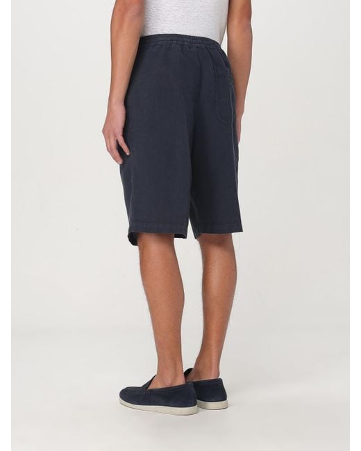 120% Lino Blue Short for men