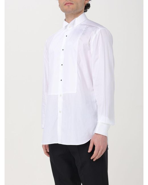 Camisa Corneliani de hombre de color White