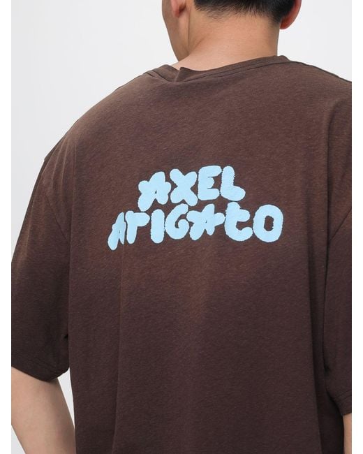 Axel Arigato Brown T-Shirt for men