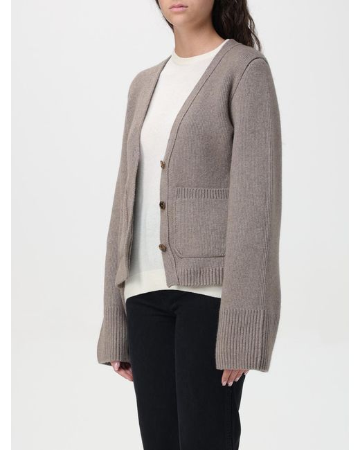 Khaite Gray Cardigan