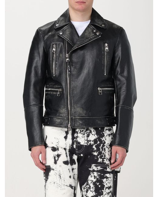 Alexander McQueen Black Coat for men