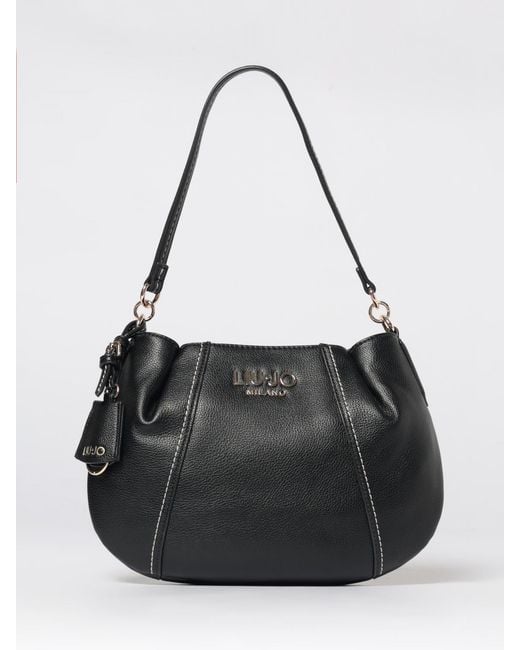Liu Jo Black Grained Synthetic Leather Bag