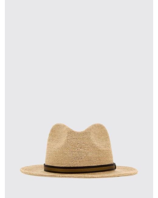 Borsalino Natural Argentina Woven Raffia Hat for men