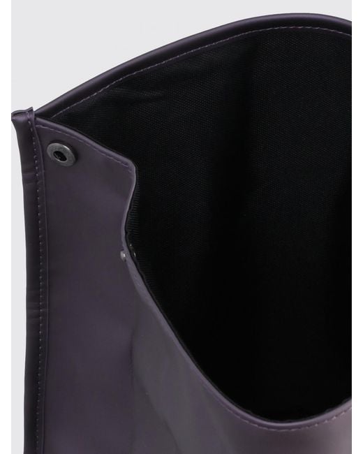 Rains Purple Waterproof Rolltop Rucksack