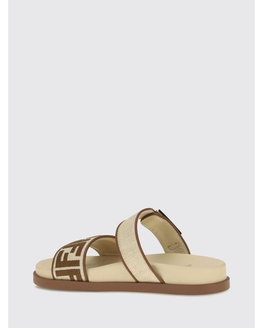 Fendi Brown Heeled Sandal
