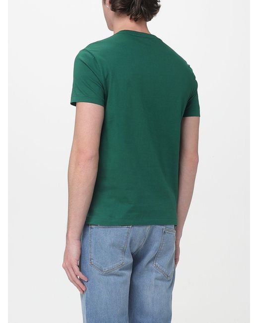 Polo Ralph Lauren Green Pony Logo Cotton T-Shirt for men