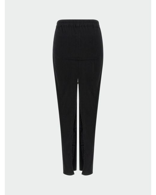 Rick Owens Black Long Skirt