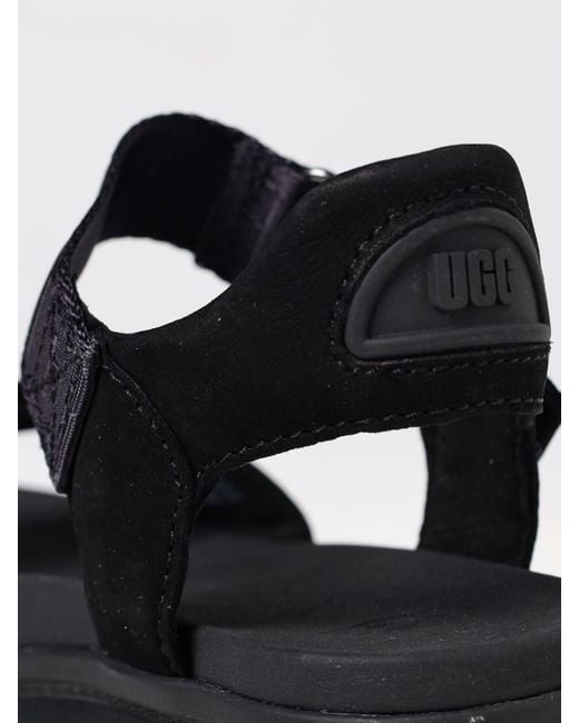 Ugg Black Sandalen mit absatz