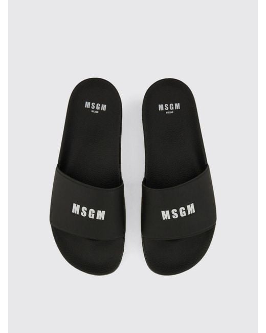 MSGM Black Shoes for men