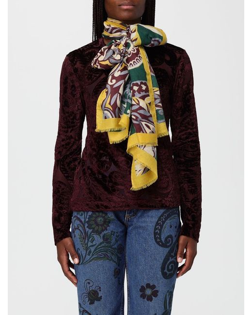 Etro Green Scarf