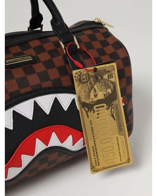 Borsa Sawtooth Sharks di Sprayground in Brown da Uomo