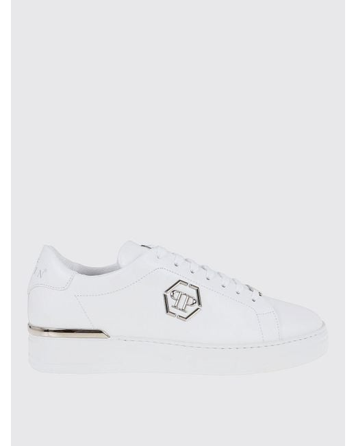 Sneakers Hexagon di Philipp Plein in White da Uomo
