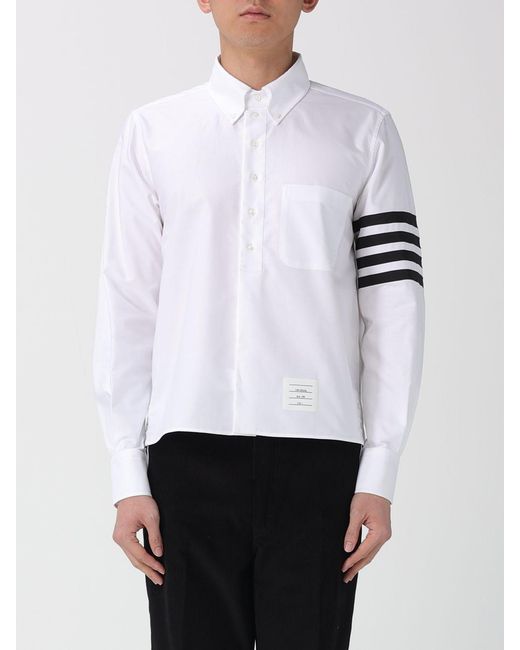 Thom Browne White Cotton Shirt for men