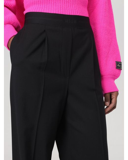 MSGM Black Trousers
