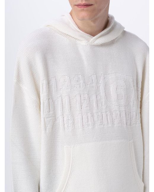 MM6 by Maison Margiela White Sweatshirt for men