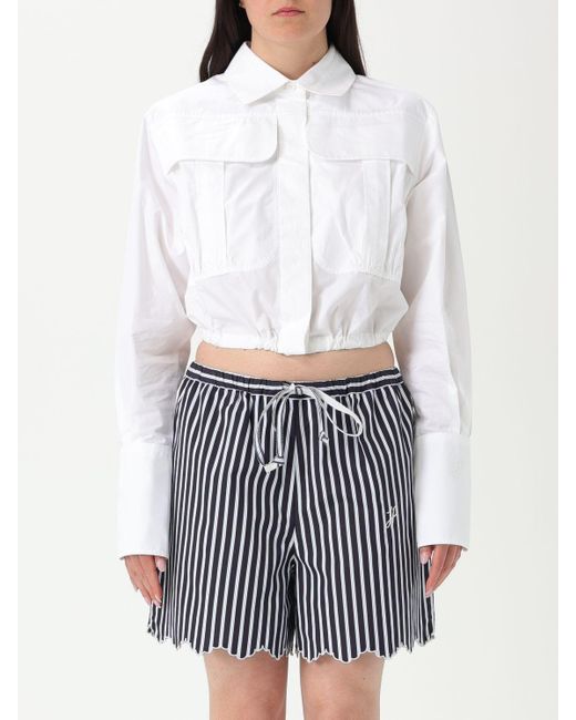 Patou White Hemdbluse Damen