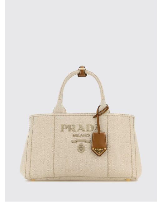 Borsa Jardinière di Prada in Natural