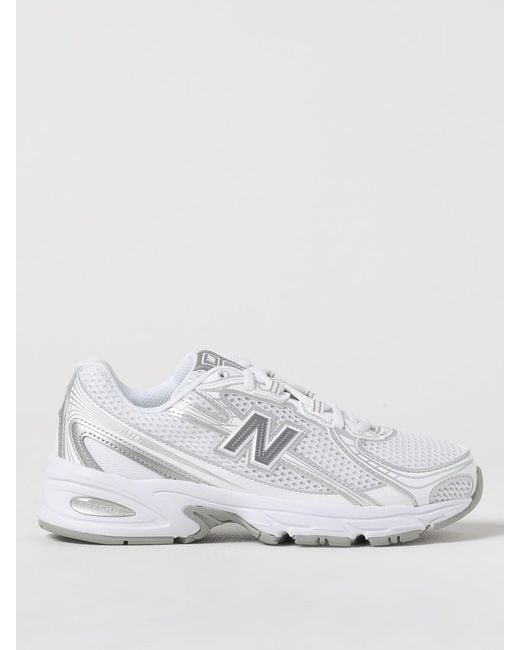 New Balance White 740 Sneakers