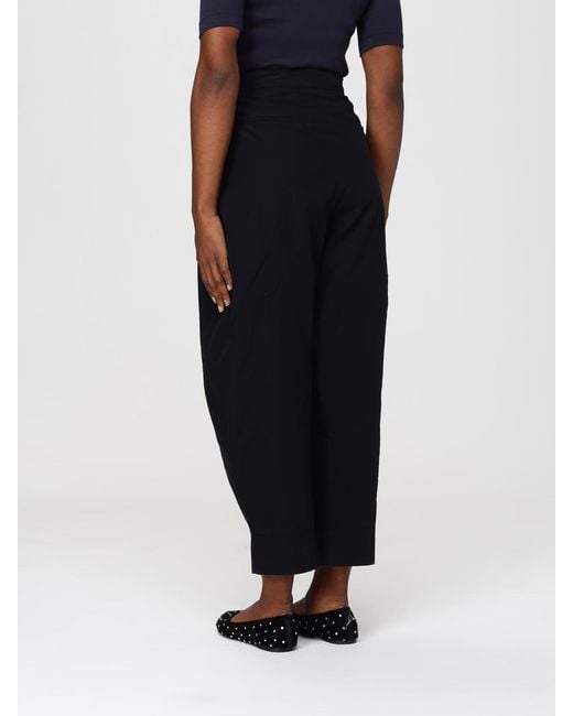 PT Torino Blue Twill Cropped Trousers