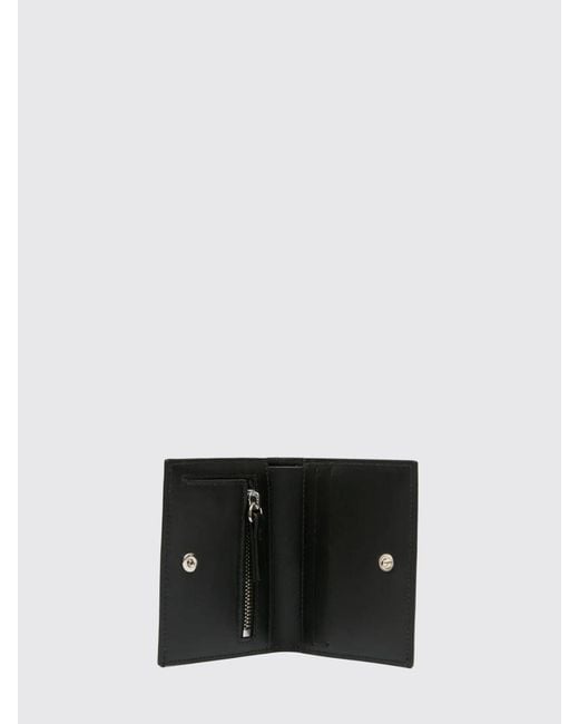 MM6 by Maison Margiela White Leather Wallet for men