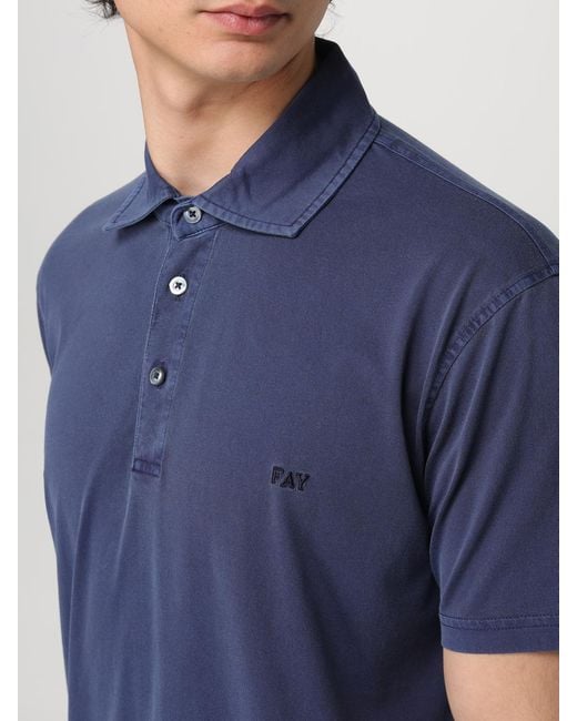 Fay Blue Polo Shirt for men