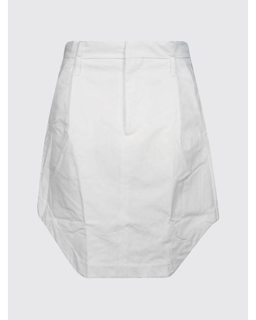 Victoria Beckham White Skirt